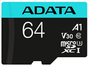 Micro Secure Digital Premier A2  ADATA UHS-I 64GB