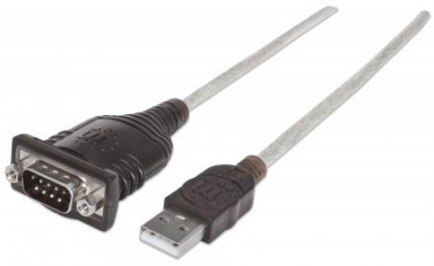Convertidor de USB a Puerto Serial MANHATTAN 151849
