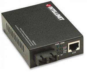 Convertidor de Medios INTELLINET  Fast Ethernet